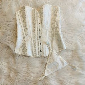 White Corset Set
